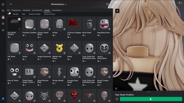 ~2 Robux Headless! | ~Cinnamoroll~ | #roblox #headless смотреть онлайн