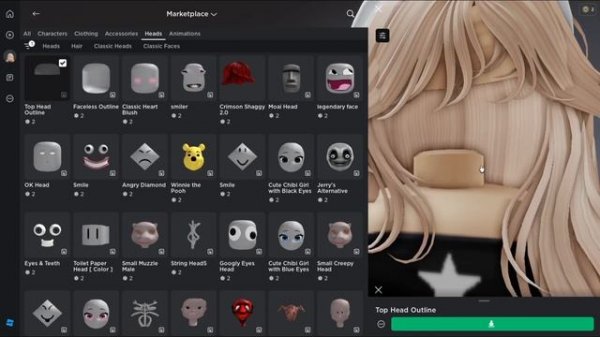 ~2 Robux Headless! | ~Cinnamoroll~ | #roblox #headless