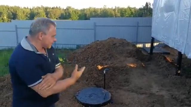 Скважина и септик в Балабаново, Пушкинский район. Отзыв о Мособлбур смотреть онлайн