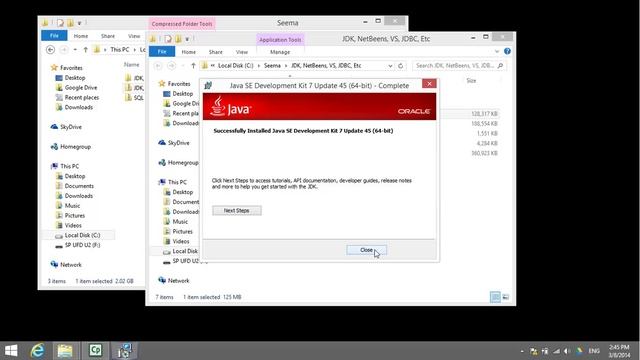 Step 1: Install JDK 7 and NetBeens 7.4 смотреть онлайн