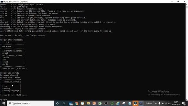 11. Select command from MySQL Command Line смотреть онлайн