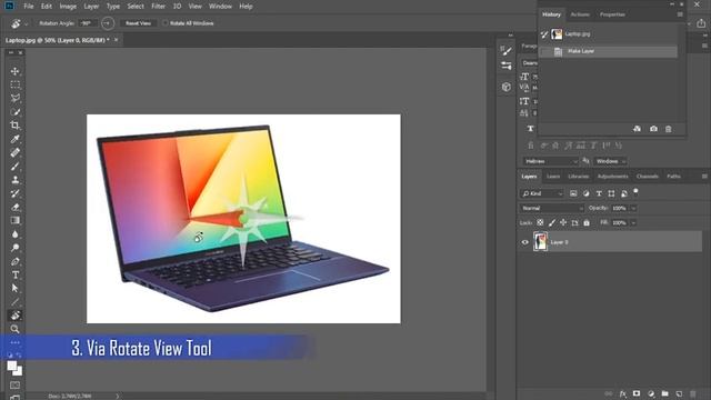 Cara Rotate / Putar Gambar di Photoshop смотреть онлайн