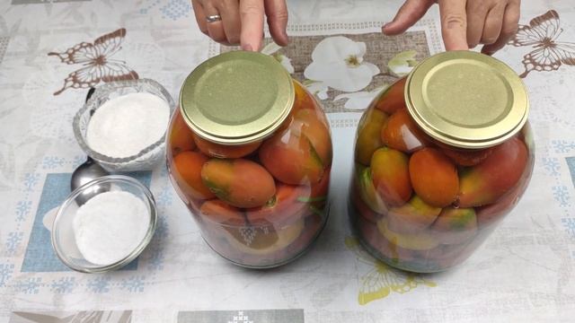 Маринованные Помидоры с Морковной Ботвой! Вкусная заготовка на зиму! Консервация! смотреть онлайн