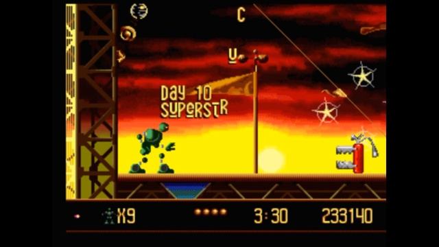 Sega Mega Drive 2 (Smd) 16-bit Vectorman 1 part Day 10 Superstructure Прохождение смотреть онлайн
