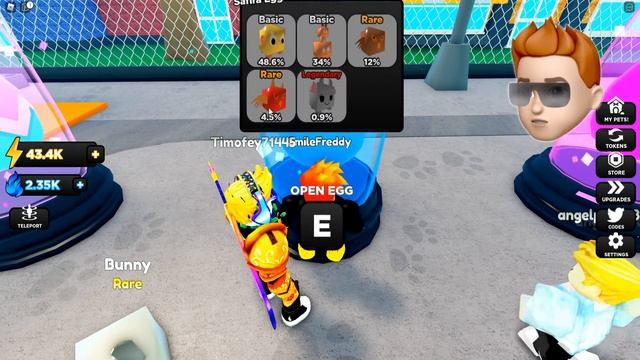 МОИ ПЕТЫ СИЛЬНЕЕ МЕНЯ! Эволюция ПЕТОВ КАЧКОВ Roblox Strong Pet Simulator смотреть онлайн