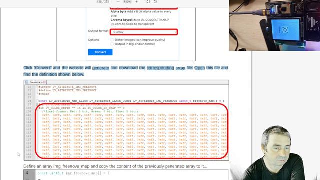 kit ESP32-S3 Cam. Ch14. Научился выводить картинку на экран и делать из нее кнопку! 2023 12 09 смотреть онлайн