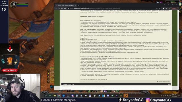 New World of Warcraft Expansion LEAKS - Patch 10.0 смотреть онлайн