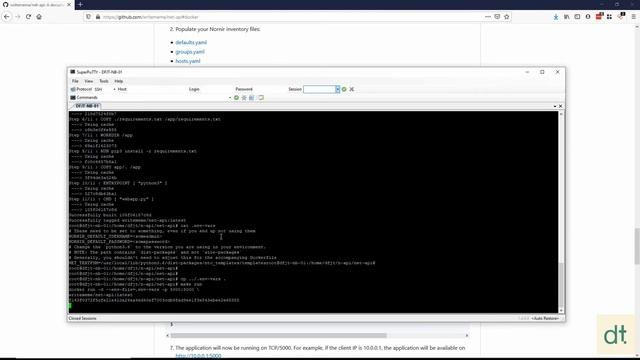 Installing net-api - Docker смотреть онлайн