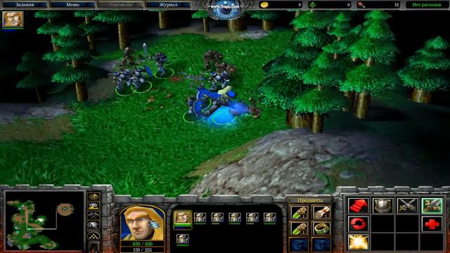 Warcraft 3 - ( Прохождение! с Голосом:), Глава 3# - Оборона Странбарда) смотреть онлайн