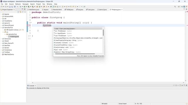 Java Program Eclipse IDE#my_first_video смотреть онлайн
