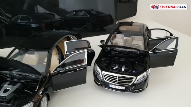AUTOart vs. Almost Real vs. Norev Mercedes Maybach S-Class 1:18 смотреть онлайн