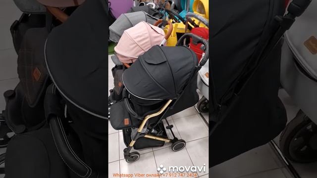 Коляска Carrello Smart. Спинка регулируется рычагом. смотреть онлайн