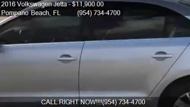 2016 Volkswagen Jetta 1.4T SE 4dr Sedan 6A W/Connectivity Fo