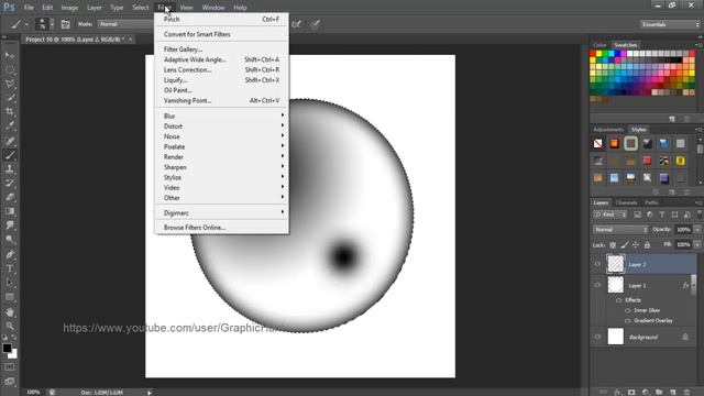 How to create your own bubble brush in Adobe Photoshop | Photoshop Tutorial смотреть онлайн