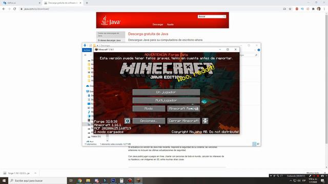 COMO INSTALAR Y DESCARGAR MODS PARA MINECRAFT 1.16.2 Y VER CRAFTEOS (JEI) Y AUMENTAR RAM - 2020 смотреть онлайн