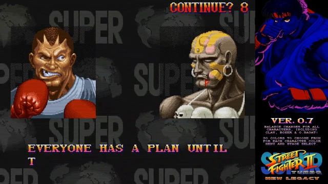 Super Street Fighter II Turbo - New Legacy (v0.7) - New Win Quotes смотреть онлайн