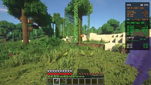 Minecraft 1.19.4 (Patrix + SEUS Renewed Shaders) | Ryzen 5 2600 + RTX 2060 Super 8GB смотреть онлайн