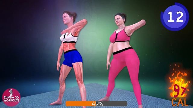 Easy yet Effective dance workout for full body fat burn, It will be Lot of Fun for sure, смотреть онлайн