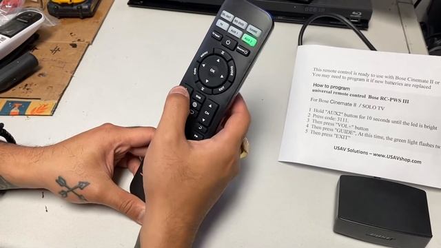 How to program Universal Remote RC-PWS III for Bose Cinemate GS II and Solo TV смотреть онлайн