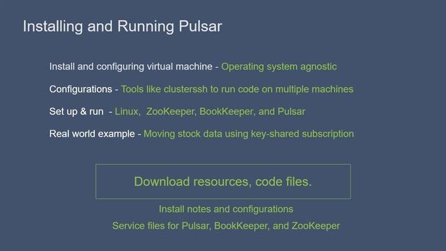 Apache Pulsar Installation Overview смотреть онлайн