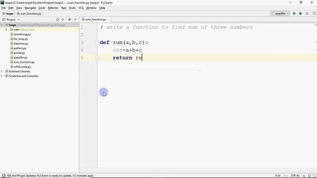 User Defined Functions in Python | Python Tutorial for Beginners in Hindi смотреть онлайн