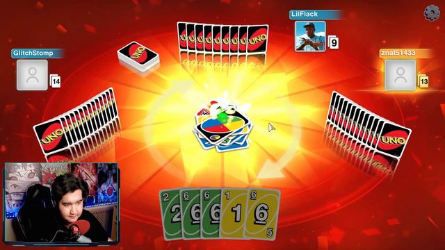 ЭПИЧНОЕ СРАЖЕНИЕ В UNO | AssiMaslow Vs. FlackJK Vs. Znat51 Vs. GlitchStomp