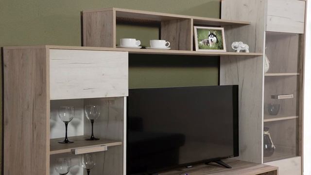 Горка Александра 2, Дуб Крафт/Белый, в деталях смотреть онлайн