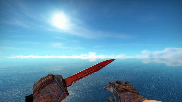 M9 Bayonet Crimson Web MW + Gloves Crimson Web BS CS:GO смотреть онлайн