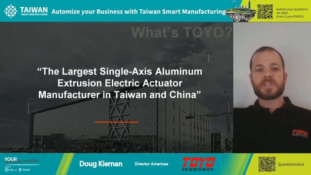 Free webinar on Taiwan smart manufacturing: "Automize Your Business with Taiwan Smart Manufacturin смотреть онлайн