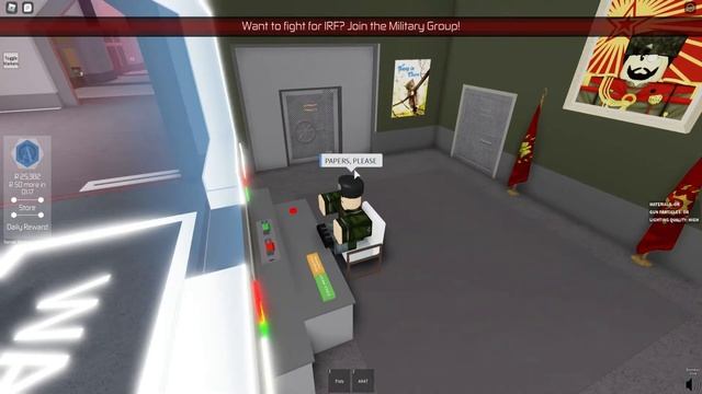 Working as Admissions | Roblox Russian Simulator | Papers, Please | Mixyoutuber смотреть онлайн