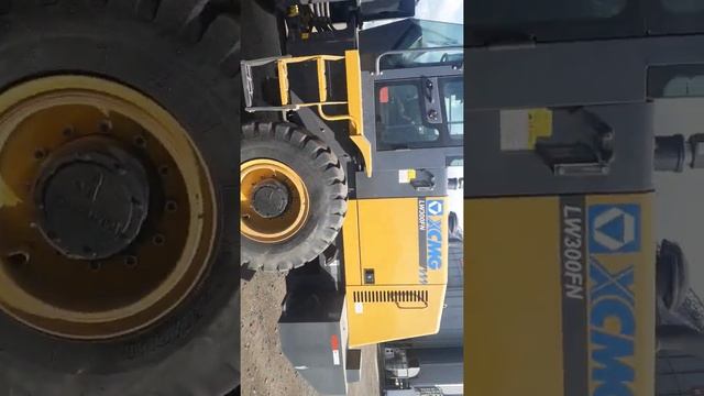 Фронтальный погрузчик XCMG, модель LW300FN. Казахстан смотреть онлайн