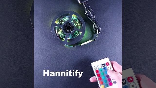 Светодиодная лента Hannitify с подключением к USB 5 вольт, 18 диодов на метр, 5 метров смотреть онлайн