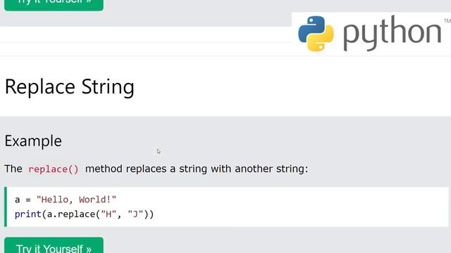 Modify Strings - Python Tutorial - w3Schools - Ch#11 English смотреть онлайн