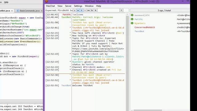 How To Make A Java IRC Bot, Episode 3: Events смотреть онлайн