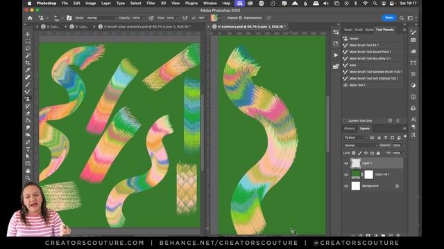 Creating Chevron-inspired brushes using Photoshop's bristle brush engine - Brush Making Tips смотреть онлайн