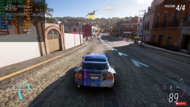 Forza Horizon 5 GTX 1660 Ti 6GB | Extreme settings 1080p смотреть онлайн