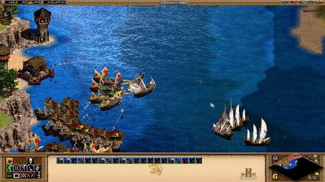 Прохождение Age of Empires II HD: The Conquerors — [Битвы завоевателей] Часть - 24: Лепанто. смотреть онлайн