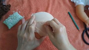 Парик из тресса для куклы