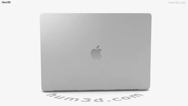 Apple MacBook Pro 2021 16 inch Silver 3D model by Hum3D.com смотреть онлайн