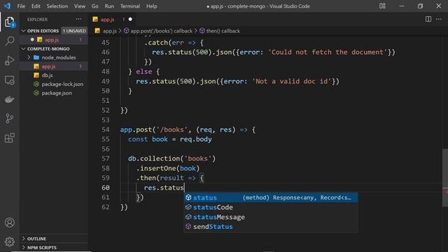 Complete MongoDB Tutorial #20 - Handling POST Requests смотреть онлайн