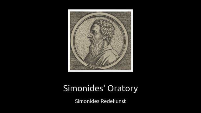 Bildsäule # 14 | Simonides' Oratory смотреть онлайн