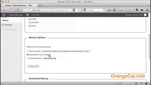 WordPress Database Backup Plugin - Install and Configure смотреть онлайн