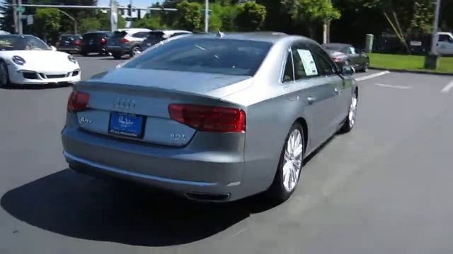 2013 Audi A8, Quartz Gray - STOCK# 109282 смотреть онлайн