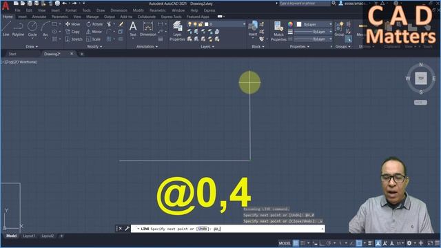 Ep-1-11-AutoCAD|Course | Point - Angle Entry ح1-11 | اوتوكاد |كورس | ادخال النقطة و الزاوية смотреть онлайн