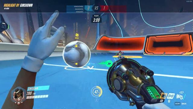 CLEAN Lucioball Goal - Overwatch смотреть онлайн