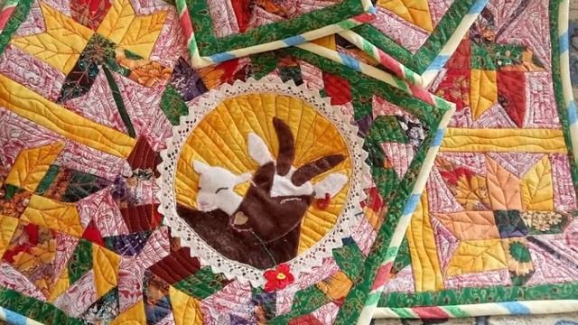 Прихватки, салфетки. Лоскутная техника. Мои работы в октябре 2020. смотреть онлайн