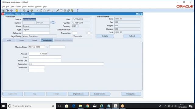 Oracle Receivable Ebiz R12--Apply Deposit to Invoice смотреть онлайн