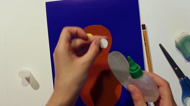How to Make Paper Owl:Как сделать аппликацию из бумаги:СОВА смотреть онлайн