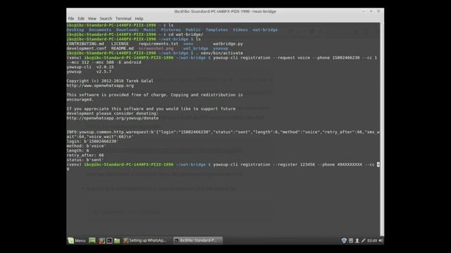 Setup Whatsapp Telegram bridge Using Wat-bridge bot - Tutorial смотреть онлайн