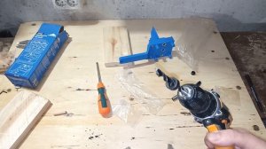 Мебельный строительный набор шаблон кондуктор инструмент для сверления отверстий под шкант.